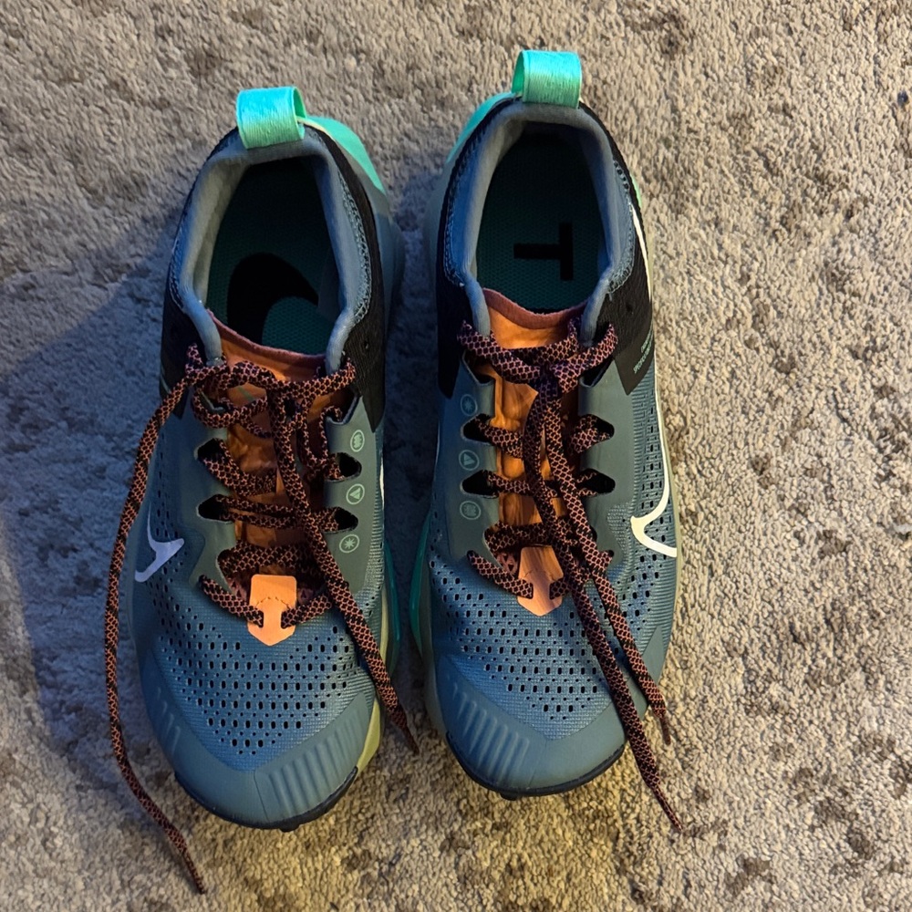 Nike Blue and Gray Trail Sneakers
